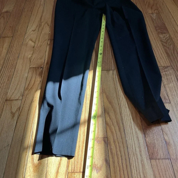 Lafayette 148 Black Virgin Wool‎ Career Work Classic Pants Size 0 - Picture 7 of 9